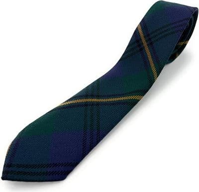 Johnstone Modern Wool Tartan Necktie Made In Scotland