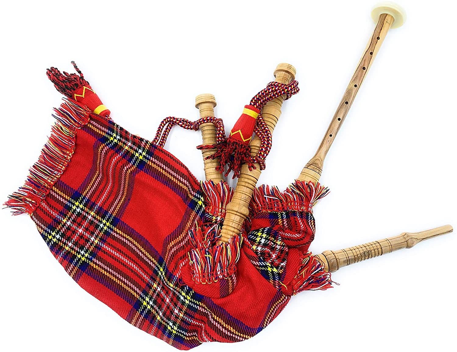 Junior Playable Bagpipes Royal Stewart Unisex