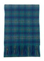 Kennedy Tartan Pure Lambswool Large Clan Scarf Unisex 180cm  x  30cm