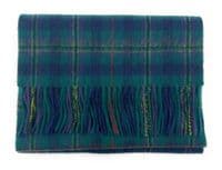 Kennedy Tartan Pure Lambswool Large Clan Scarf Unisex 180cm  x  30cm