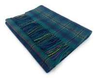 Kennedy Tartan Pure Lambswool Large Clan Scarf Unisex 180cm  x  30cm