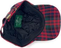 MacDonald Modern Tartan Baseball Cap, Deep Crown, Unisex Fit 57-62cm, Made in Scotland