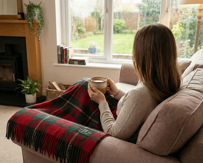 MacGregor New Wool Large Tartan Blanket Throw