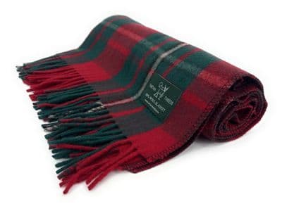 MacGregor Tartan Knee Blanket 100% New Wool