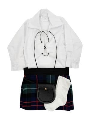 MacIntyre Hunting Tartan Baby Kilt Outfit | Traditional Scottish Baby Highland Wear