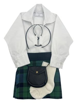 Mackay Ancient Tartan Baby Adjustable Kilt Outfit