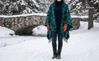 MacKay Ancient Tartan Women's Pure Wool Cape