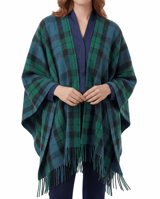 MacKay Ancient Tartan Women's Pure Wool Cape