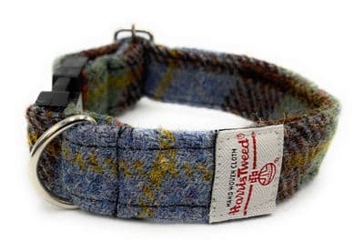 Macleod Tartan Harris Tweed Dog Collar