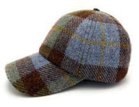 MacLeod Tartan Tweed Baseball Cap | Adjustable Size | Made in Scotland