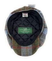MacLeod Tartan Tweed Newsboy Cap | Eight-Panel Design | British Made