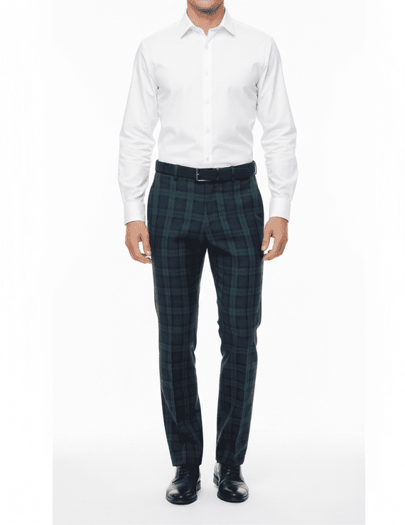 Men's Black Watch Tartan Trousers