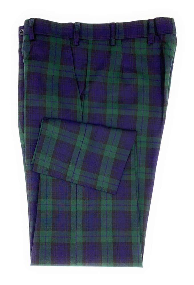 Men s Black Watch Tartan Trousers