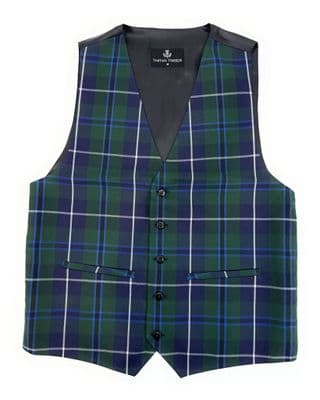 Men's Douglas Modern Tartan Waistcoat