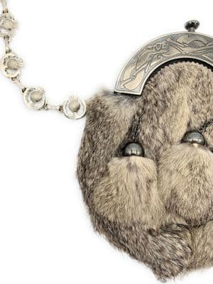 Men's Fancy Scottish Kilt Sporran Chain Belt Thistle Design