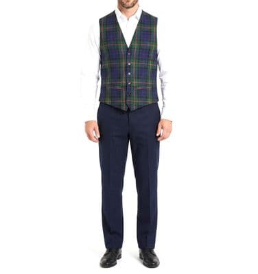 Men's Gunn Modern Tartan Waistcoat