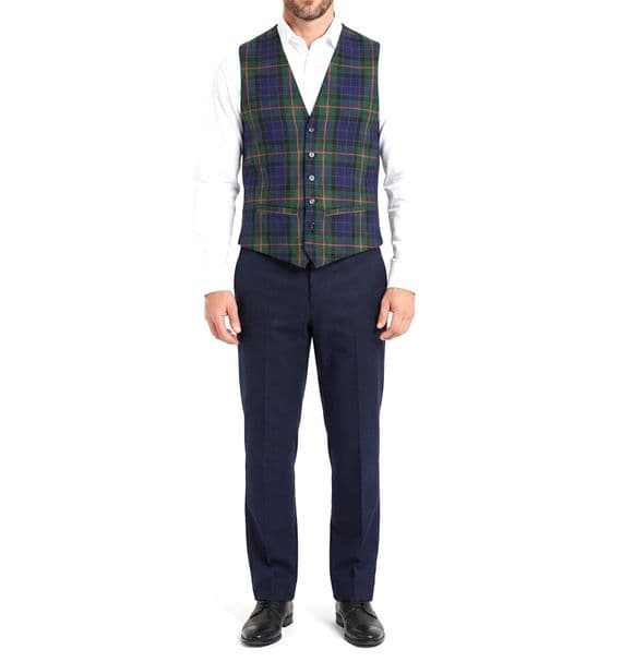 Men's Gunn Modern Tartan Waistcoat