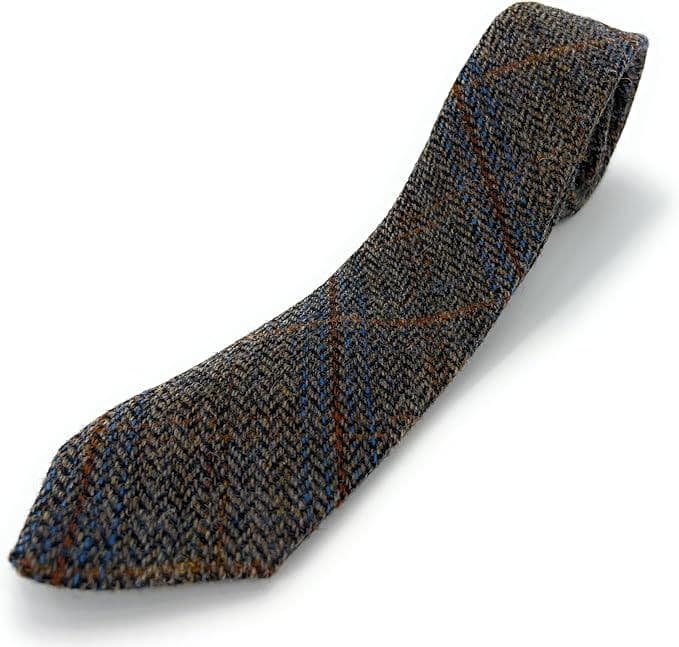 tweed herringbone tie