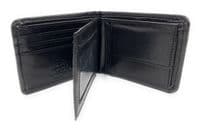 Mens Harris Tweed Trifold Wallet Slate Grey Check