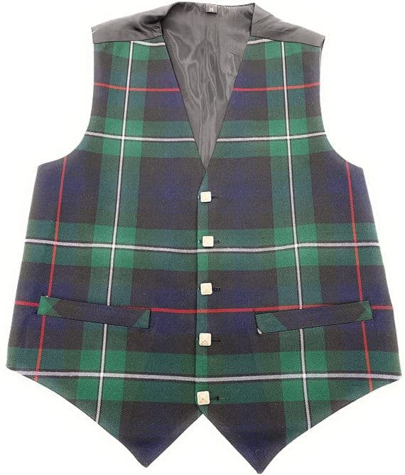 Mens Scottish Mackenzie Tartan Waistcoat 36-48