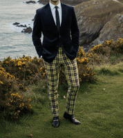 Mens  Tartan Trousers Cornish National