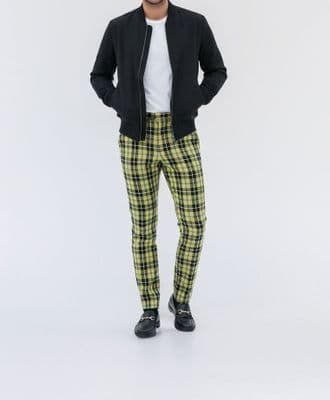 Mens  Tartan Trousers Cornish National