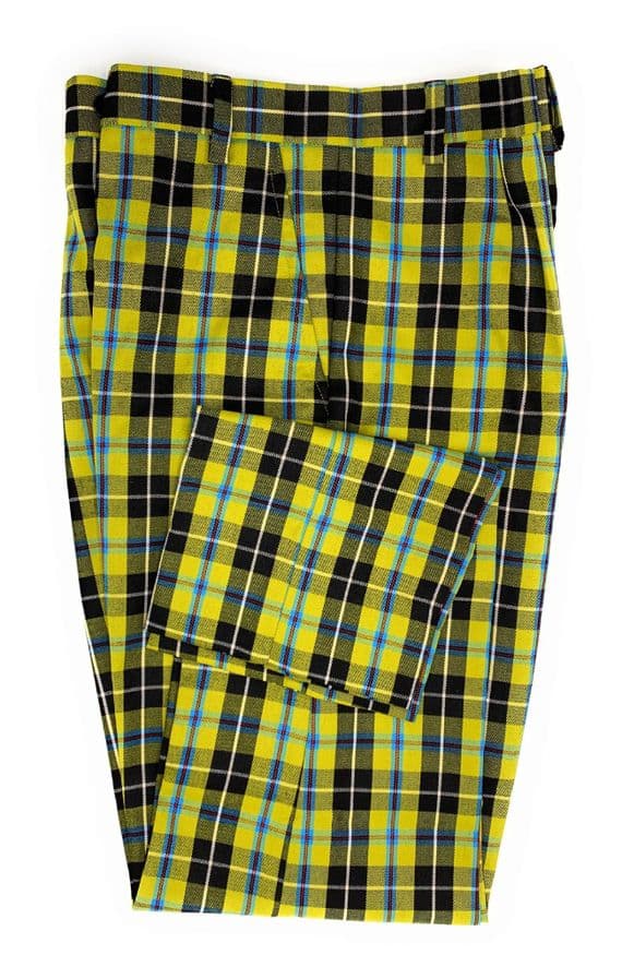 Mens  Tartan Trousers Cornish National