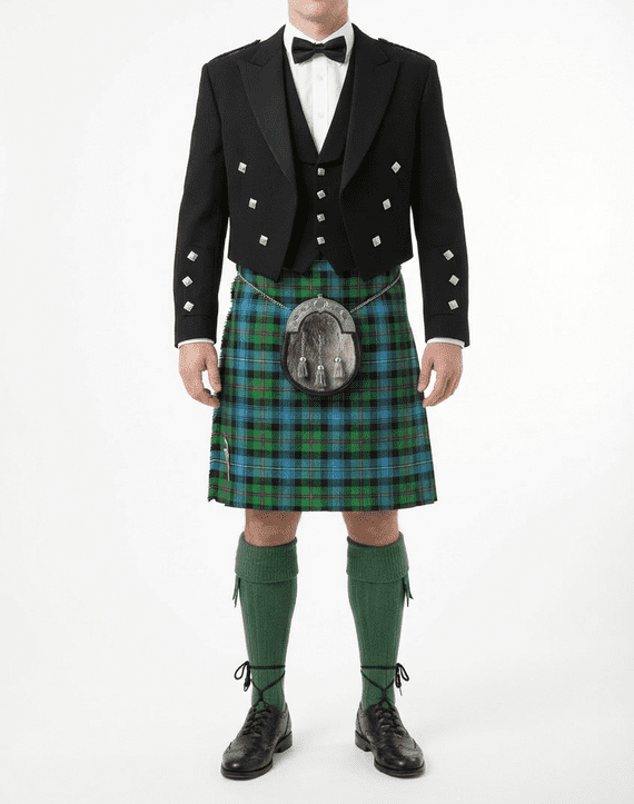 Robertson Hunting Ancient Tartan 8 Yard Wool Blend Kilt