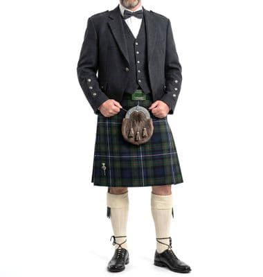 Robertson Hunting Modern Tartan 8 Yard Wool Blend Kilt