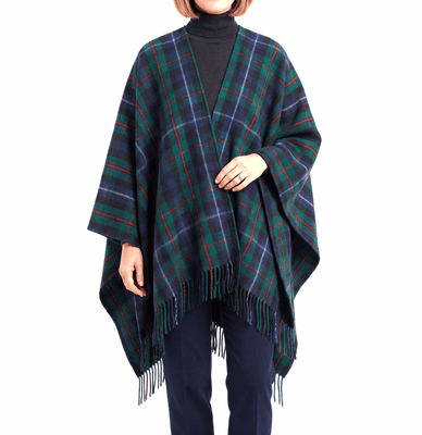 Robertson Hunting Tartan Women's Pure Wool Cape