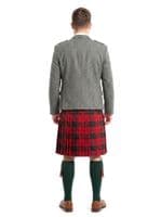 Robertson Red Tartan 8 Yard Wool Blend Kilt