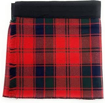 Robertson Red Tartan Adjustable Baby Kilt