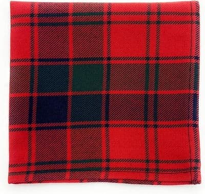 Robertson Red Tartan Pocket Square