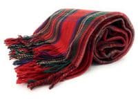 Royal Stewart New Wool Large Tartan Blanket Throw Rug