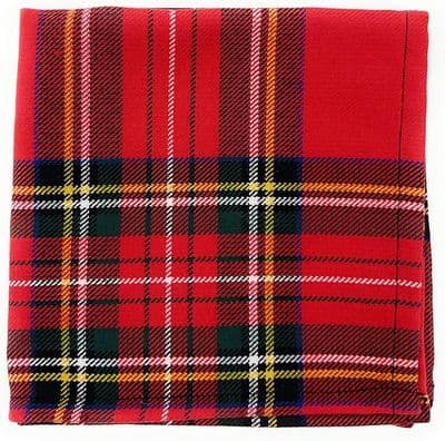 Royal Stewart Tartan Pocket Square