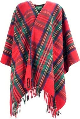 Royal Stewart Tartan Women's Pure Wool Cape