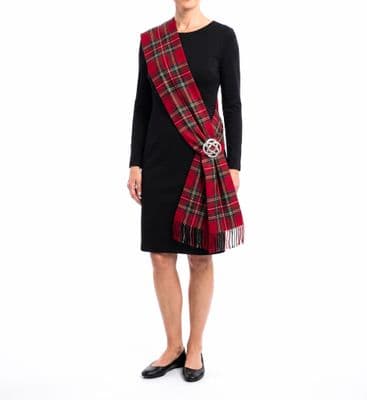 Royal Stewart Women's Full Size Tartan Sash