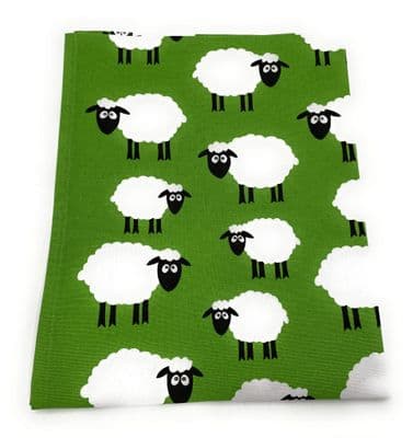 Sheep Repeat Scottish Tea Towel 100% Cotton 75 cm x 50 cm