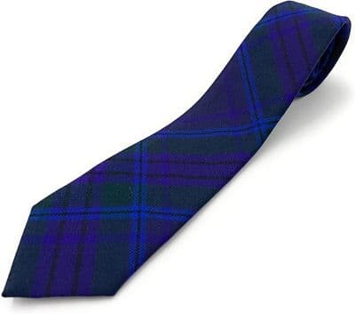 Spirit Of Scotland Wool Tartan Necktie Made In Scotland