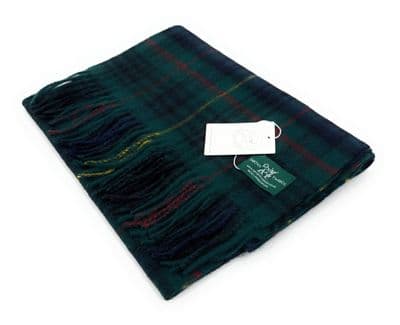 Stewart Hunting Modern Tartan Lambswool Large Clan Scarf  Unisex 180 cm x 30 cm