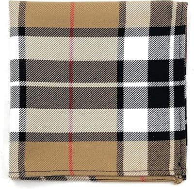 Thomson Camel Tartan Pocket Square