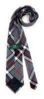 Thomson Grey Tartan Necktie British Made