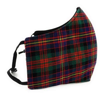 Triple Layered Tartan Face Mask Cameron Of Erracht Unisex One-Size
