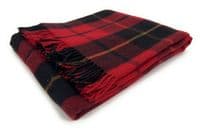Wallace New Wool Large Tartan Blanket Throw Rug