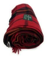 Wallace New Wool Large Tartan Blanket Throw Rug