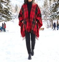 Wallace Tartan Women's Pure Wool Cape