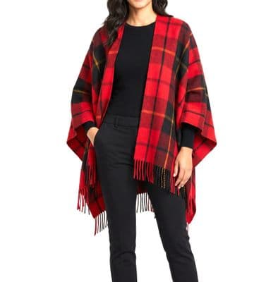Wallace Tartan Women's Pure Wool Cape