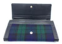 Women's Black Watch Tartan Long Wallet Purse