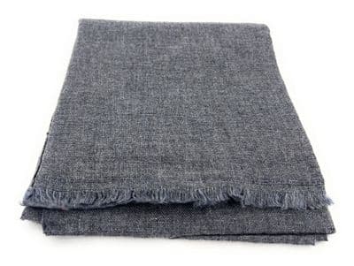 Women's Grey Lightweight Warm Cashmere Blend Wrap Shawl 70cm x 200cm