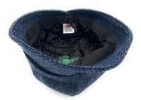 Women’s Navy Herringbone Flapper Hat | Harris Tweed